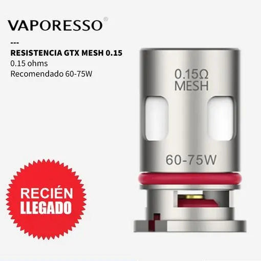 Vaporesso Gtx Mesh / Regular / Gtx-2 Mesh Coil - 1 unidad