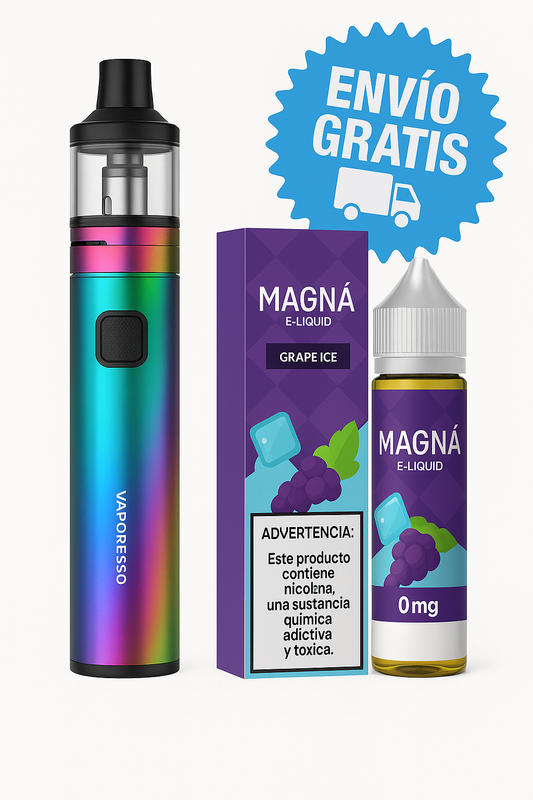 SIN NICOTINA Vaporesso Go40+ Liquido Magna 60ml 0mg
